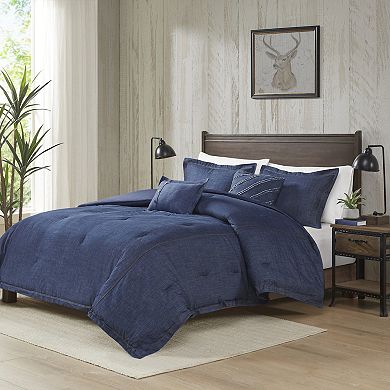 Woolrich Perry Oversized Denim Comforter Set