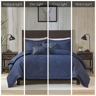 Woolrich Perry Oversized Denim Comforter Set