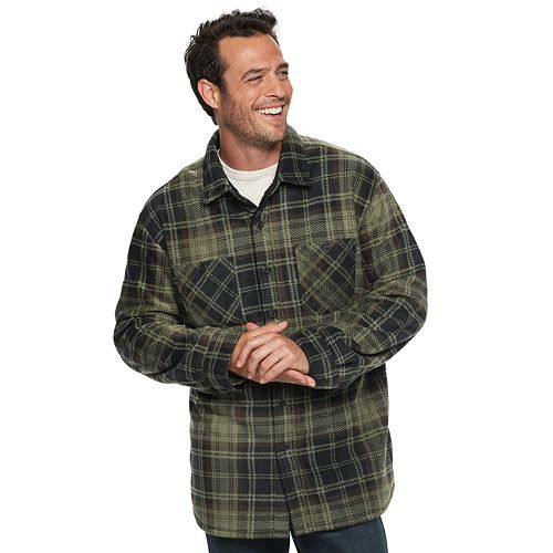 men's anchorage expedition sherpa lined fleece shirt jacket