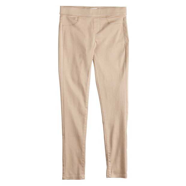 Girls khaki outlet jeggings