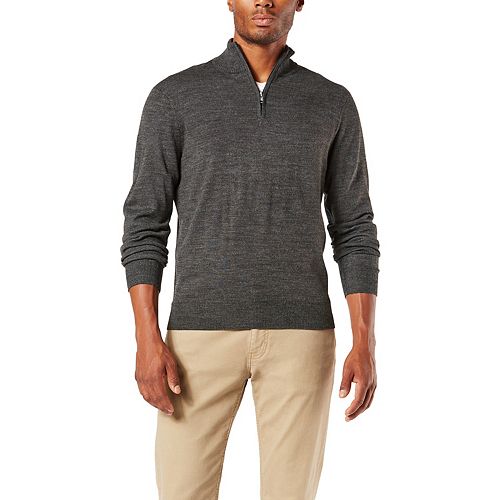 Men's Dockers® Classic-Fit Marled Quarter-Zip Sweater