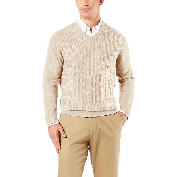 Men s Dockers Classic Fit V Neck Sweater