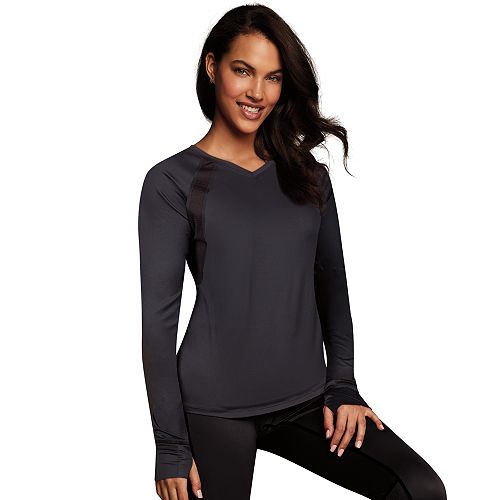 women's top with thumb hole