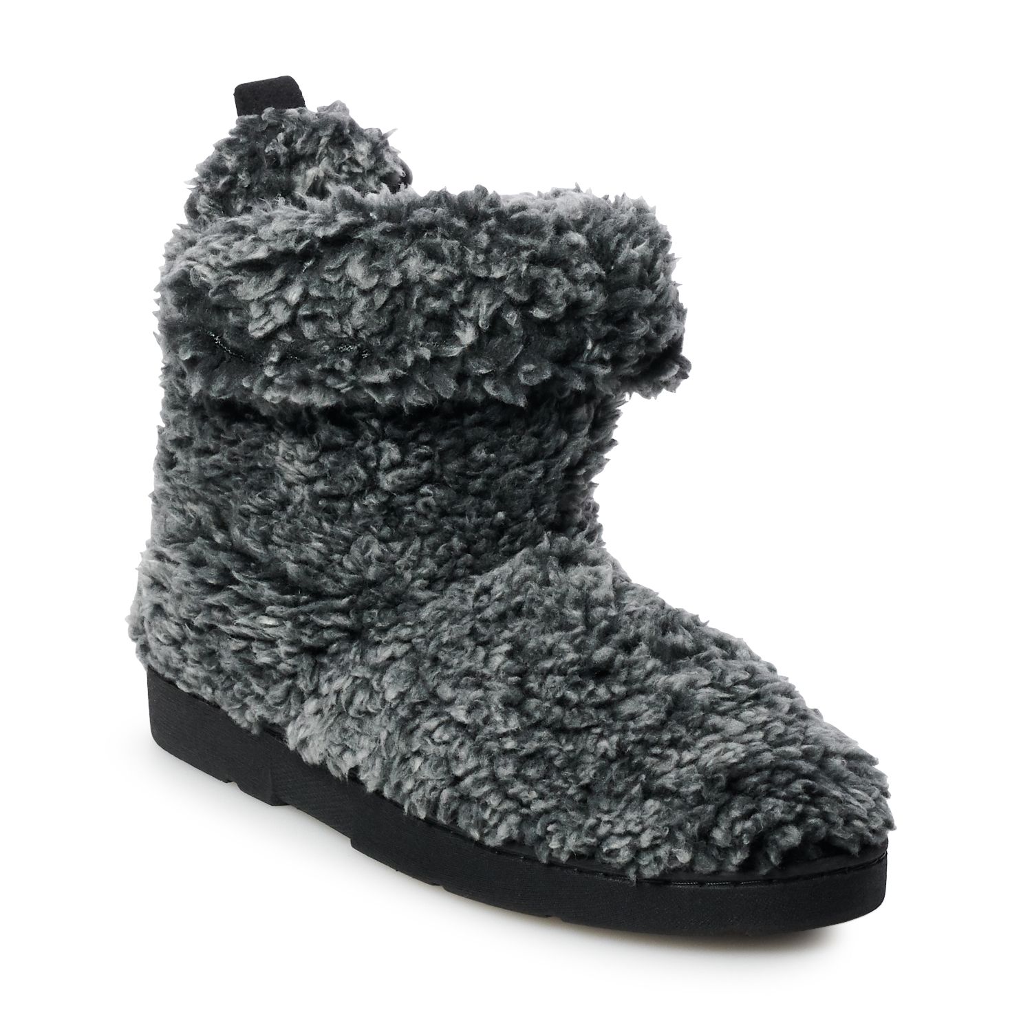 grey boot slippers womens
