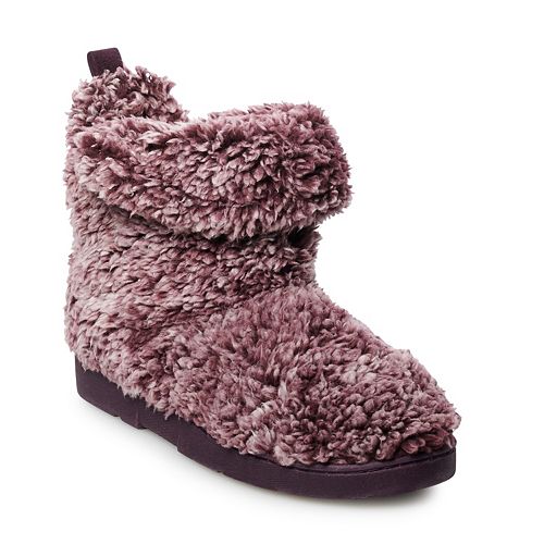 Women's SONOMA Goods for Life® Sherpa Bootie Slippers