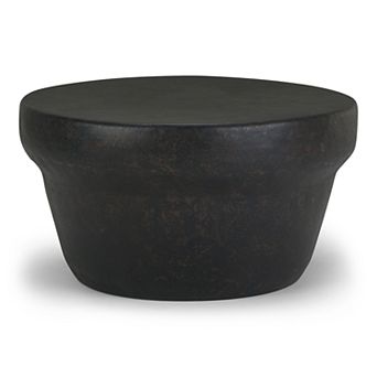 Simpli Home Garvy Metal Coffee Table