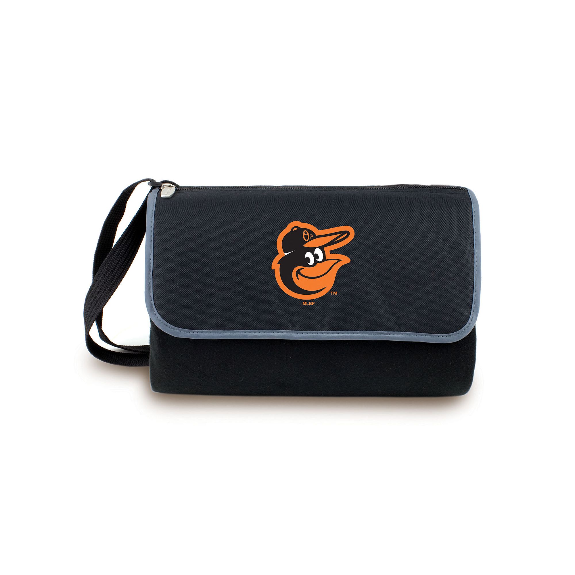 Picnic Time Baltimore Orioles Blanket Tote, Black