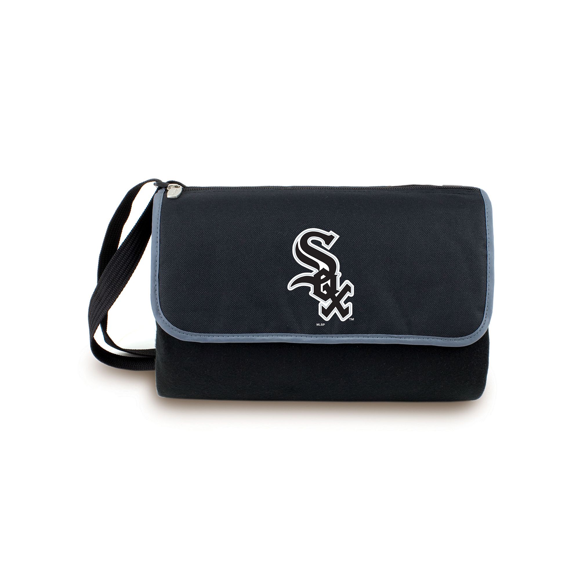 Picnic Time Chicago White Sox Blanket Tote, Black