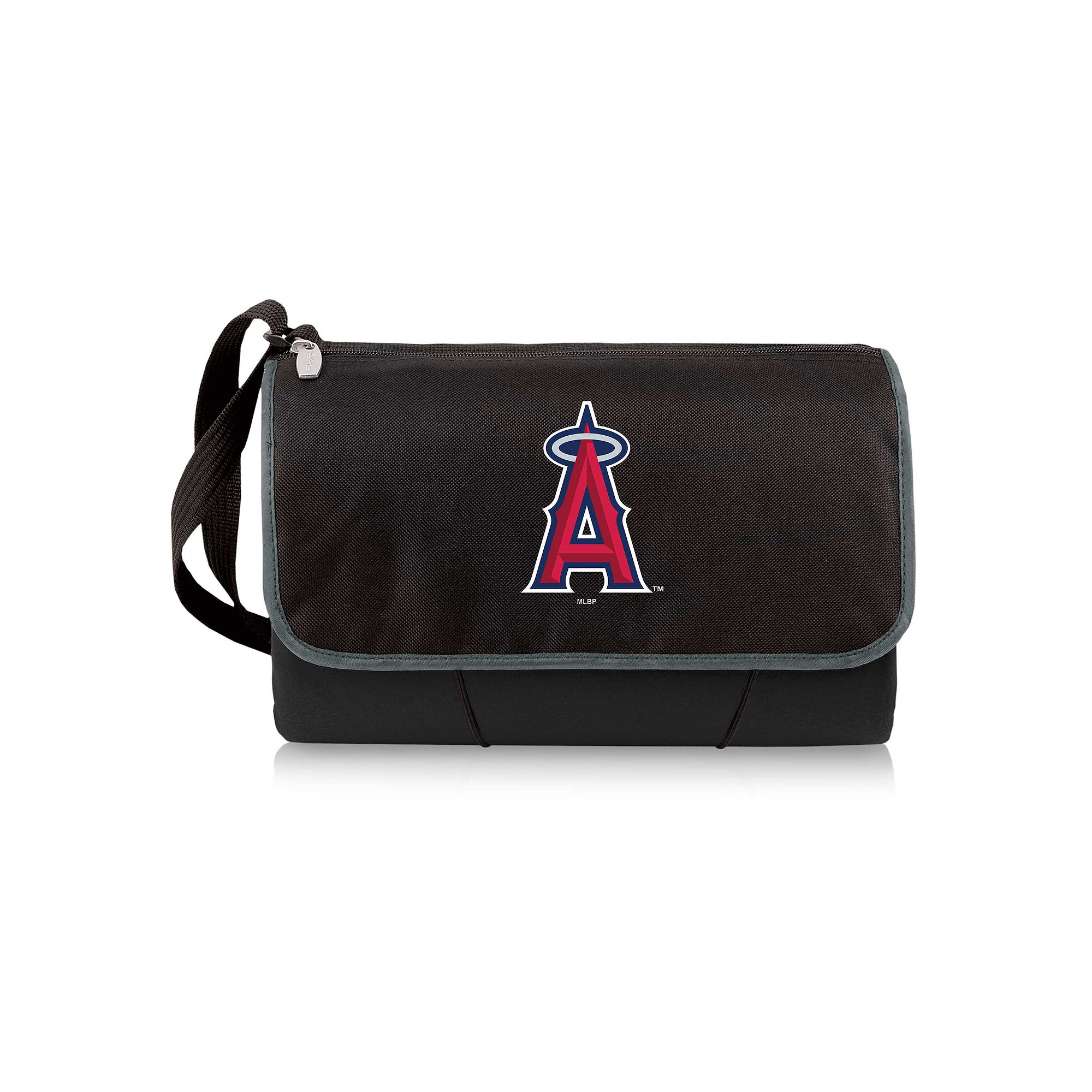 Picnic Time Los Angeles Angels of Anaheim Blanket Tote, Black