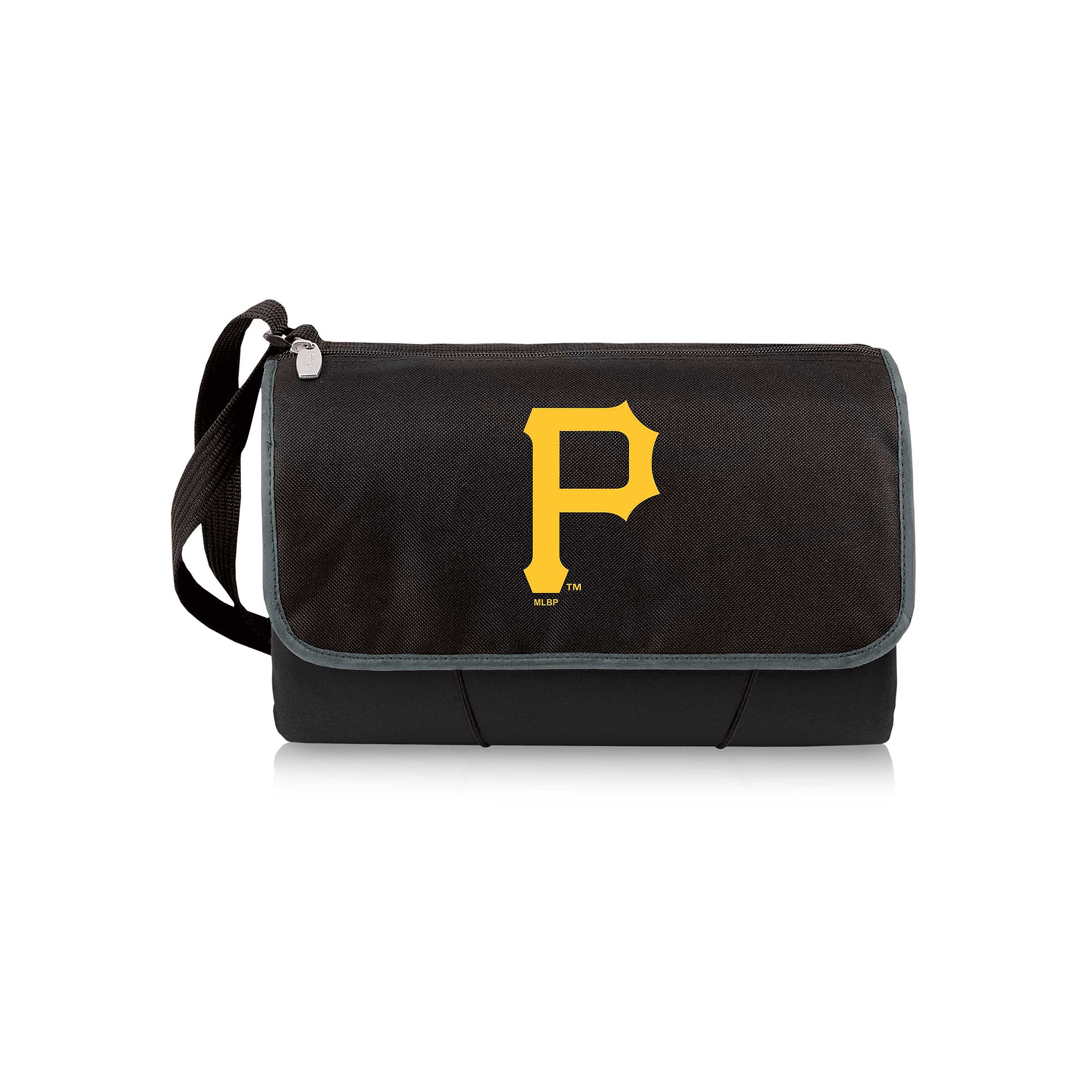 Picnic Time Pittsburgh Pirates Blanket Tote, Black