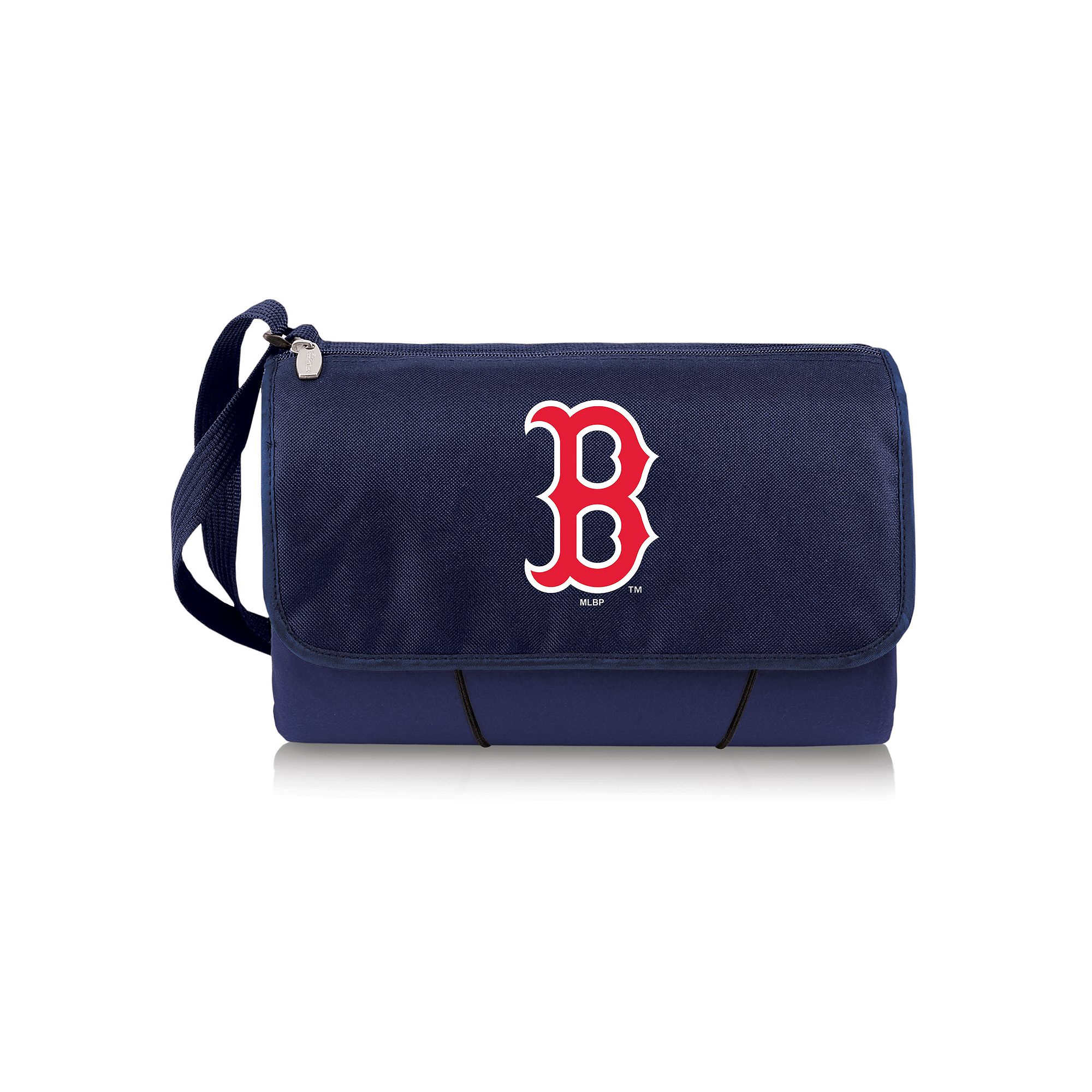 Picnic Time Boston Red Sox Blanket Tote, Blue
