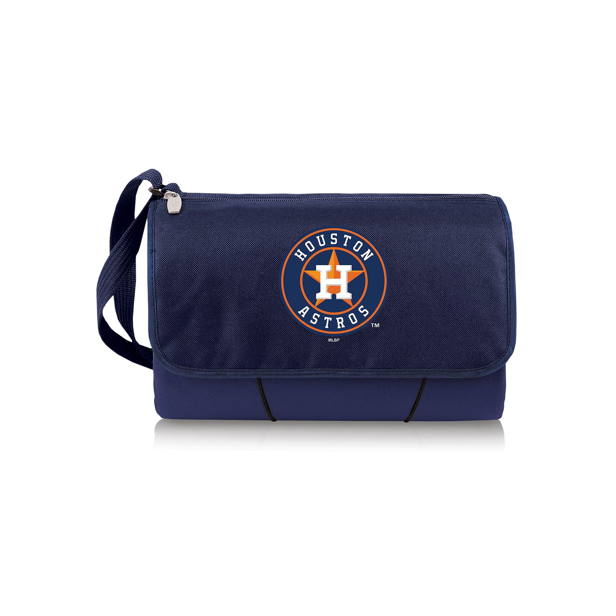 Picnic Time Houston Astros Blanket Tote, Blue