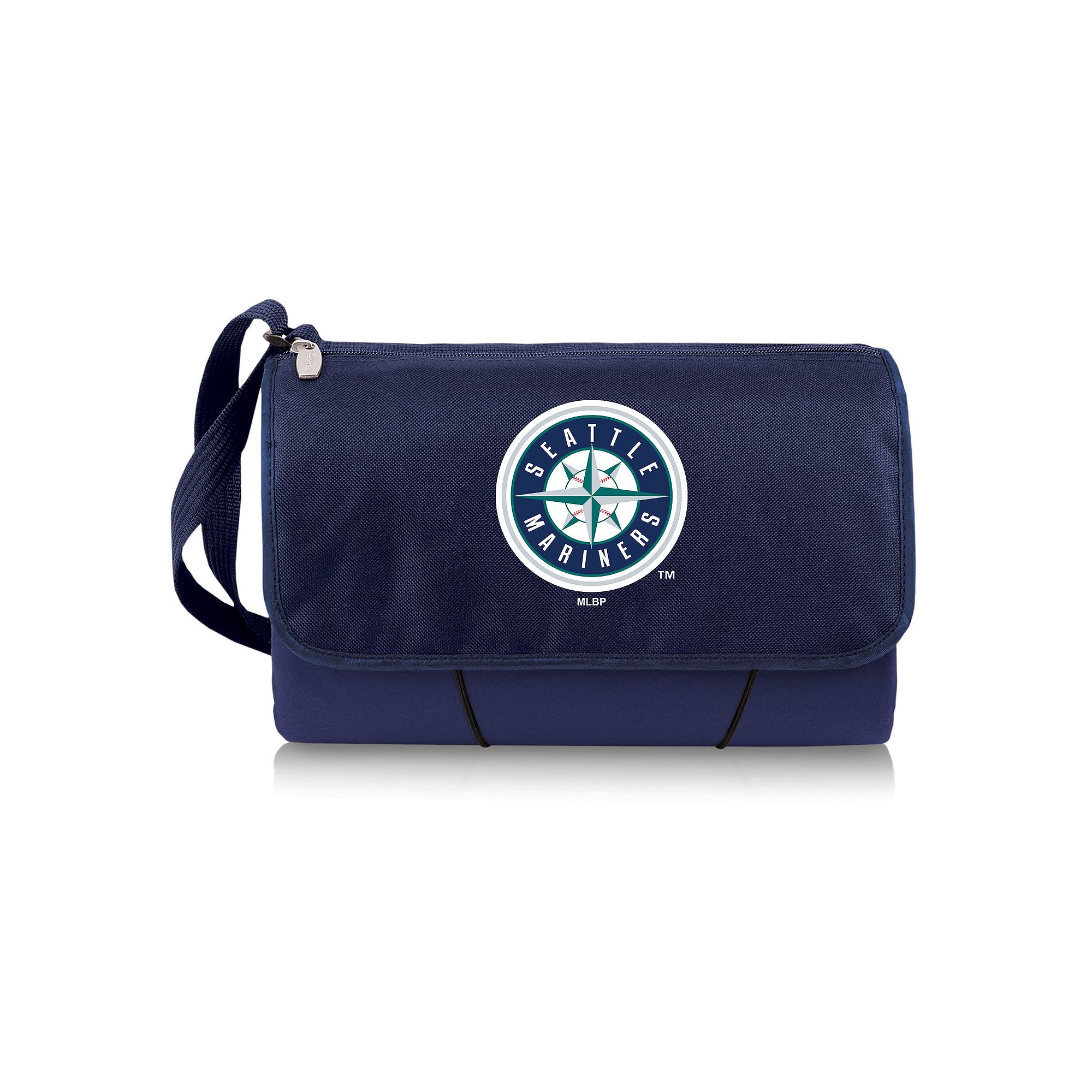 Picnic Time Seattle Mariners Blanket Tote, Blue