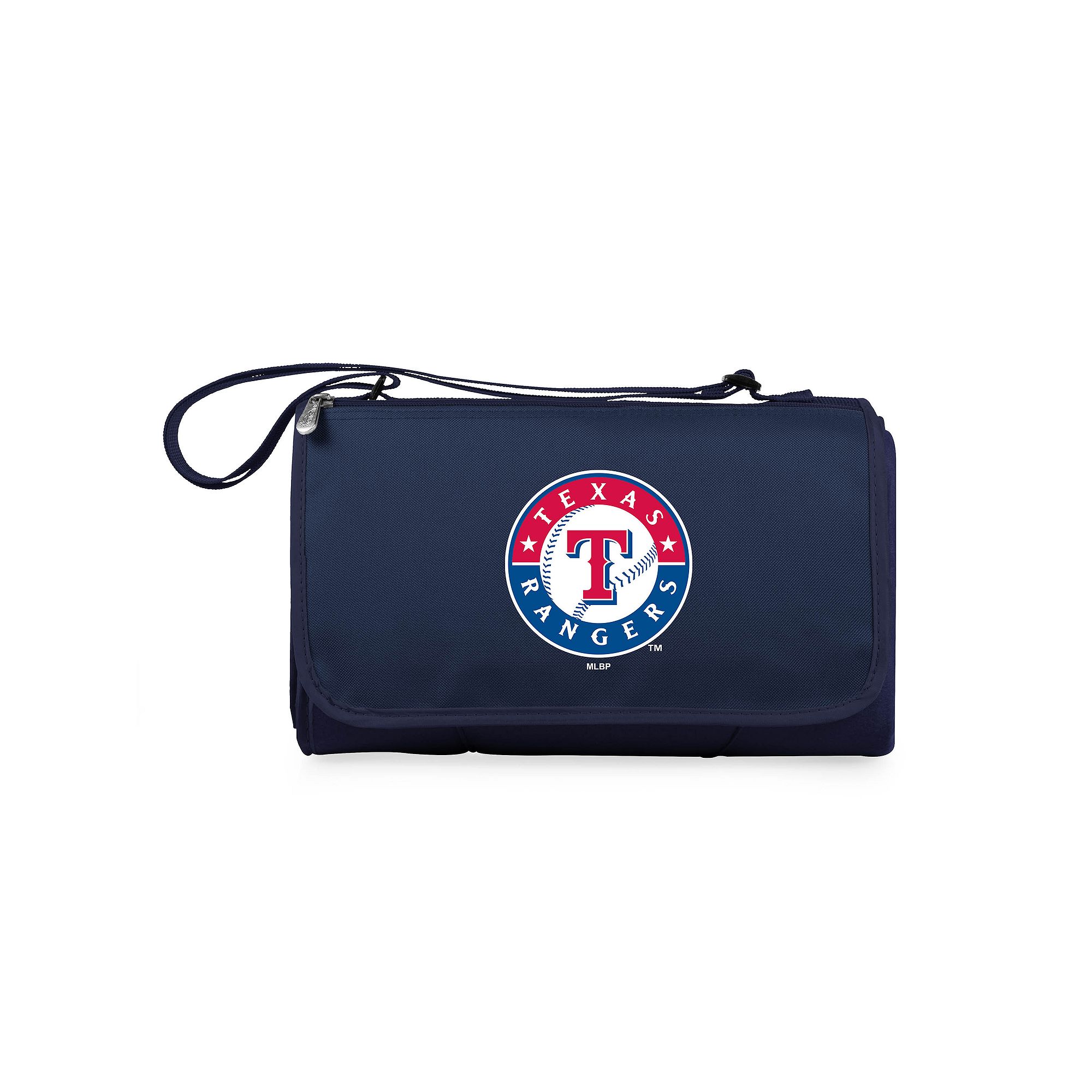 Picnic Time Texas Rangers Blanket Tote, Blue
