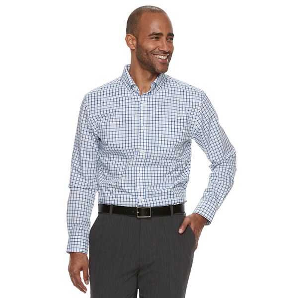 Men's Croft & Barrow® Classic-Fit Plaid Easy-Care Button-Down Shirt