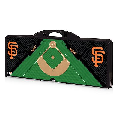 Picnic Time San Francisco Giants Portable Picnic Table with Field Design