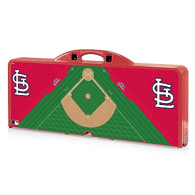 Picnic Time St. Louis Cardinals Portable Picnic Table with Field Design