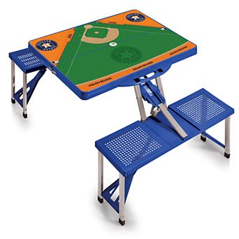 Picnic Time Houston Astros Portable Picnic Table with Field Design
