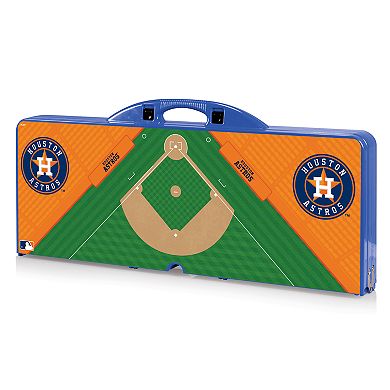 Picnic Time Houston Astros Portable Picnic Table with Field Design