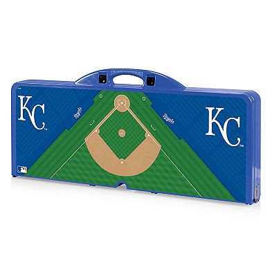 Picnic Time Kansas City Royals Portable Picnic Table with Field Design