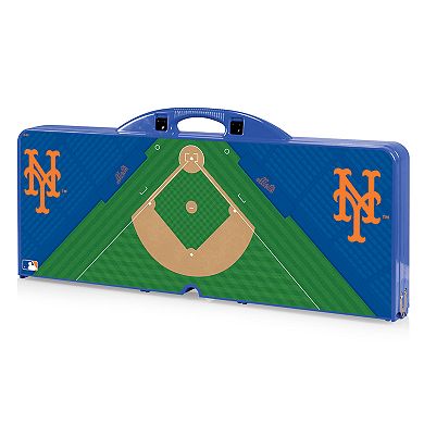 Picnic Time New York Mets Portable Picnic Table with Field Design