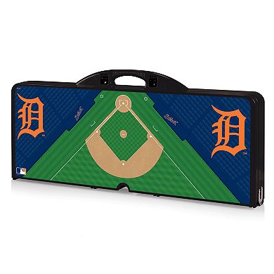 Picnic Time Detroit Tigers Portable Picnic Table with Field Design