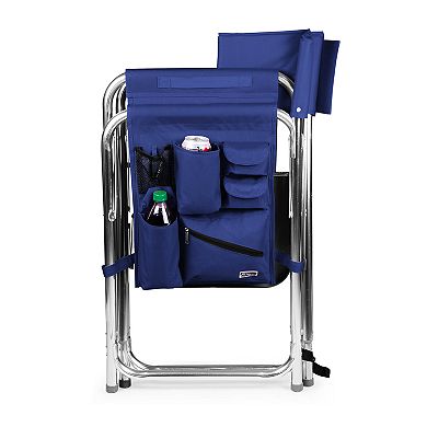 Picnic Time Chicago Cubs Sports Side Table Chair