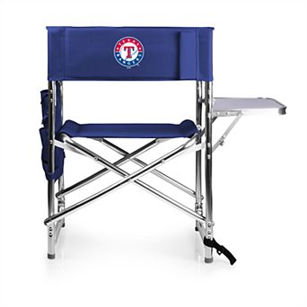 Picnic Time Texas Rangers Sports Side Table Chair