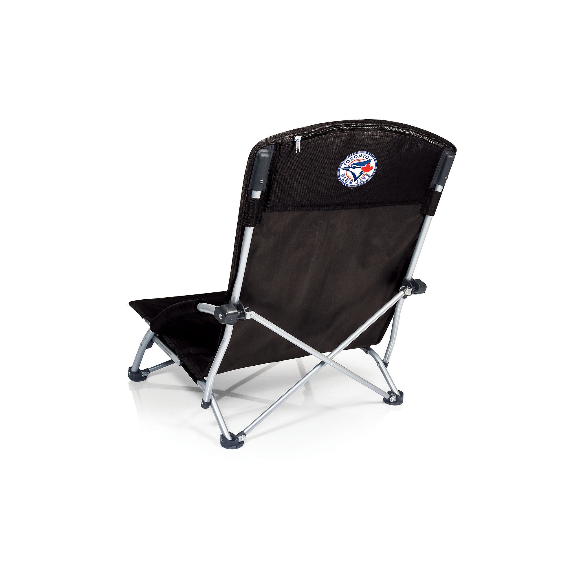 Picnic Time Toronto Blue Jays Tranquility Portable Beach Chair, Jay Black