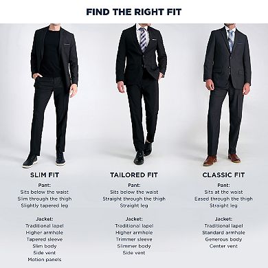 Men's Haggar® Travel Performance Tailored-Fit Stretch Suit Jacket