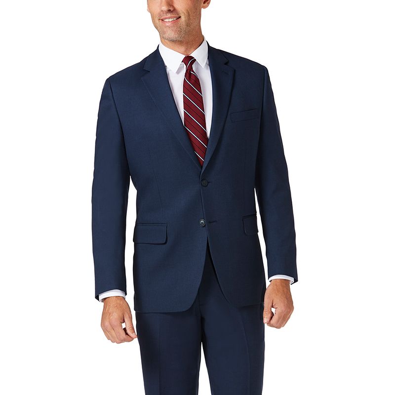Mens Haggar Travel Performance Tailored-Fit Stretch Suit Jacket, Size: 40 