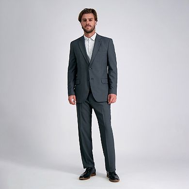 Men's Haggar® Travel Performance Tailored-Fit Stretch Flat-Front Suit Pants