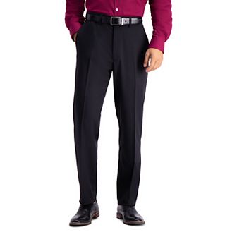 Men's Haggar® Travel Performance Tailored-Fit Stretch Flat-Front Suit Pants
