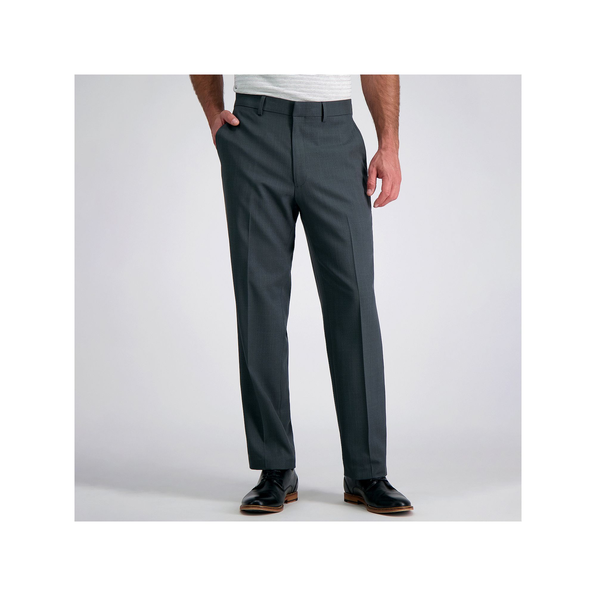 39217286 Mens Haggar® Travel Performance Tailored-Fit Stre sku 39217286