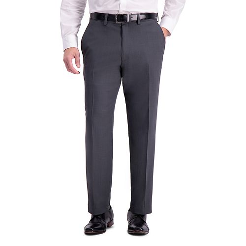 Men's Haggar Travel Performance Tailored Fit Stretch Flat-Front Suit Pants