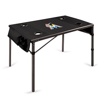 Picnic Time Miami Marlins Travel Table