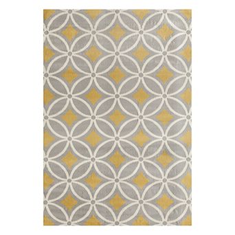 World Rug Gallery Newport Contemporary Trellis Chain Area Rug