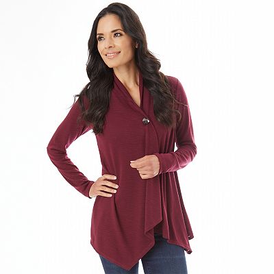 APT.9 トップス Women's Apt. 9® Long Sleeve Sweater Cardigan