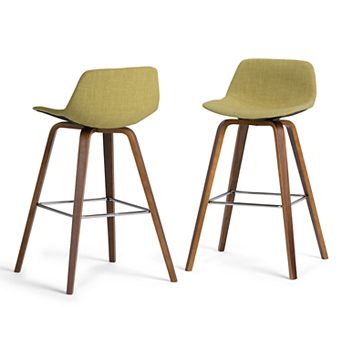 Simpli Home Randolph Bentwood Counter Height Stool (Set of 2)