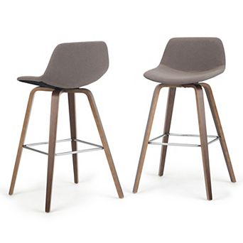 Simpli Home Randolph Bentwood Counter Height Stool (Set of 2)