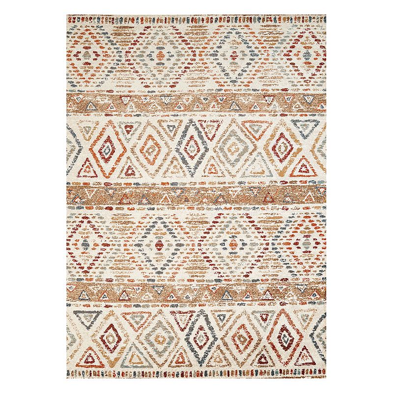 United Weavers Bridges Salto Grande Geometric Rug, Multi, 10X13 Ft