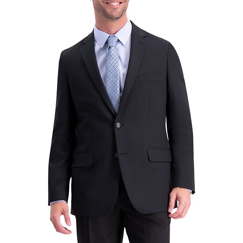 UPC 019783122342 product image for Men's Haggar Active Series Classic-Fit Suit Jacket, Size: 48 - Regular, Black | upcitemdb.com