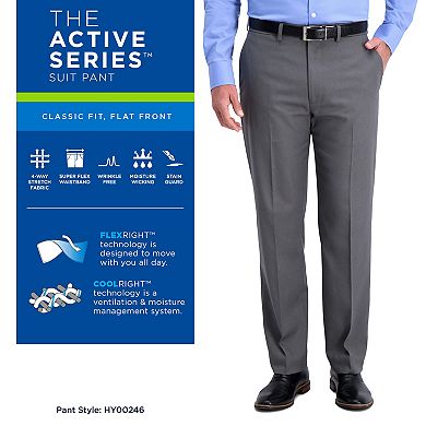 Men's Haggar Active Series Classic-Fit Suit Pants