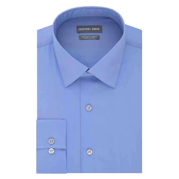 Straight Collar Gray Sateen Geoffrey Beene Men's Dress Shirt Details about   NWT 