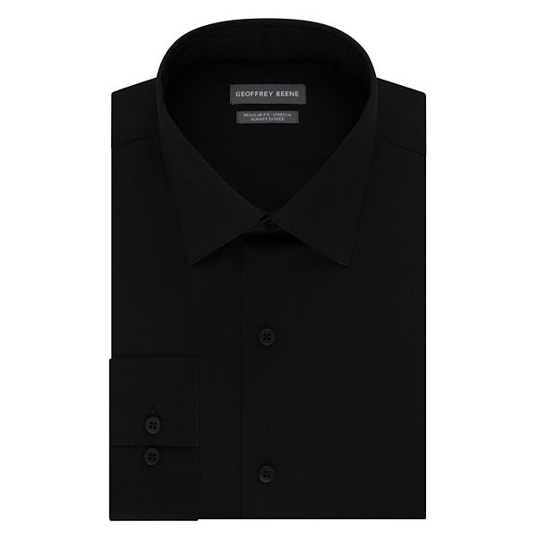 Men's Geoffrey Beene Regular-Fit Stretch Flex Spread-Collar Dress Shirt