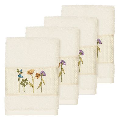 Linum Home Textiles Serenity Embellished Washcloth Set