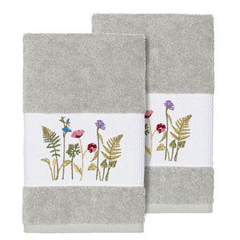 Linum Home Textiles Serenity Embellished Hand Towel Set