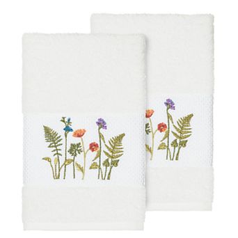 Linum Home Textiles Serenity Embellished Hand Towel Set