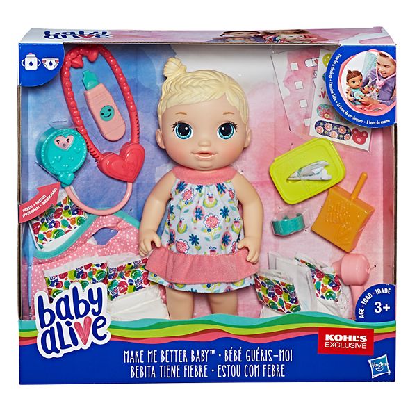 Baby Alive Blonde Make Me Better Baby Doll