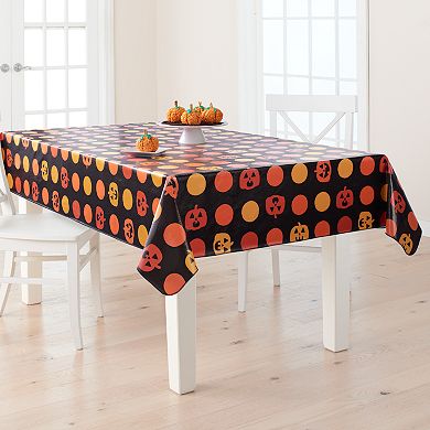Celebrate Together™ Halloween Vinyl Pumpkin Tablecloth